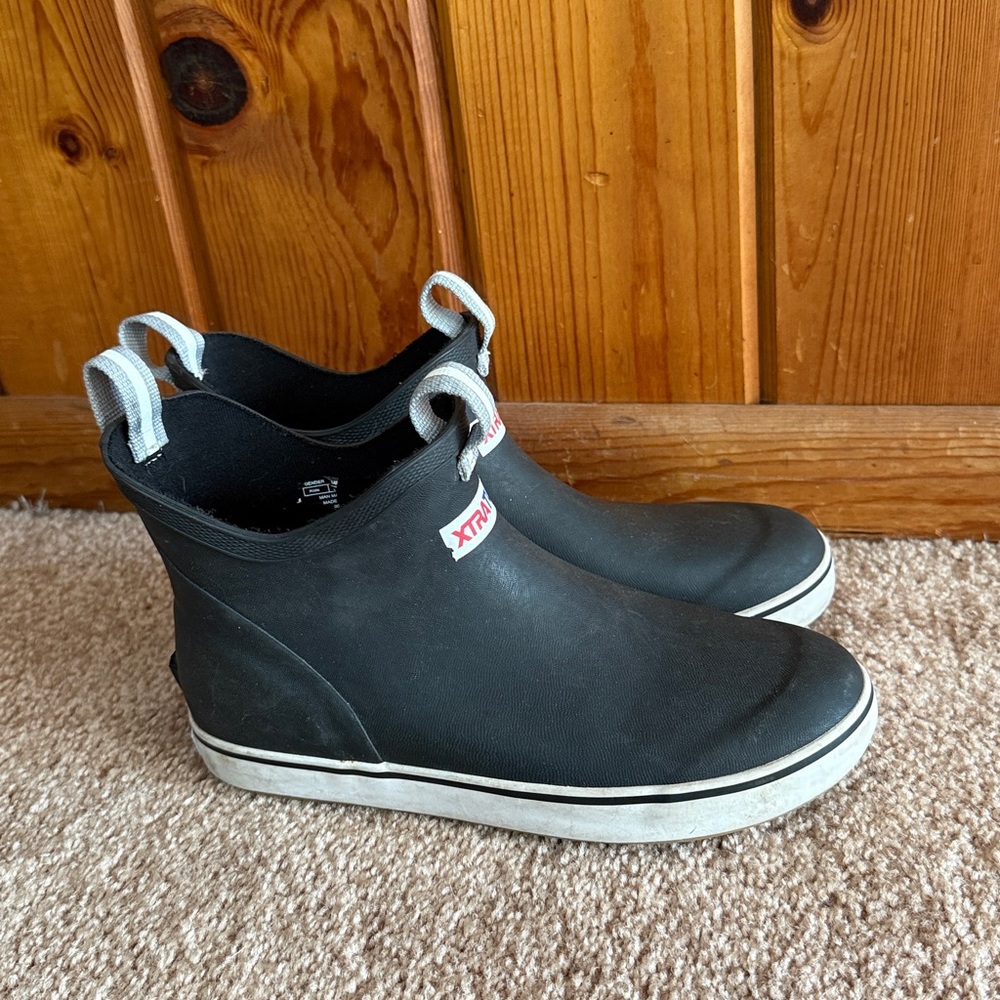 Uxtratuf Kids Black Slip-On Shoe Size US 5 fishing outdoor boots rain boots - Picture 4 of 6